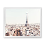 Shop Paris Skyline Photo Art Print-Horizontal, Landscape, Neutrals, Photography, Rectangle, Scandinavian, View All-framed poster wall decor artwork