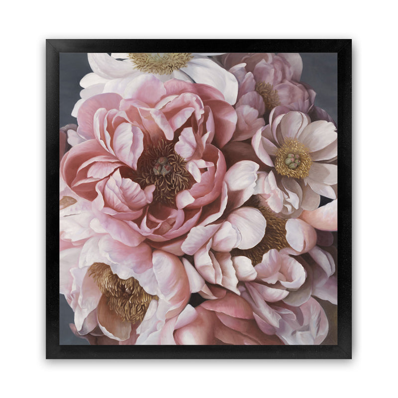 Shop Summer Florals (Square) Art Print-Botanicals, Florals, Pink, Square, View All-framed painted poster wall decor artwork