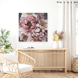 Shop Summer Florals (Square) Canvas Art Print-Botanicals, Florals, Pink, Square, View All-framed wall decor artwork