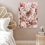 Shop Pink Petals I Canvas Art Print-Botanicals, Florals, Pink, Portrait, Rectangle, View All-framed wall decor artwork