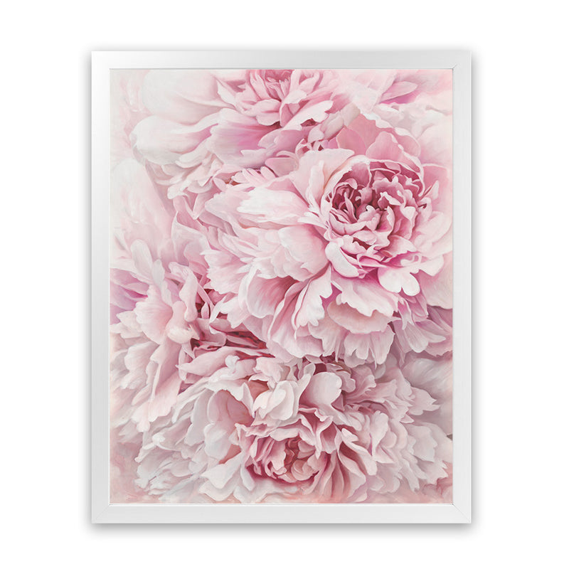 Shop Pretty Peonies Art Print-Botanicals, Florals, Pink, Portrait, Rectangle, View All-framed painted poster wall decor artwork