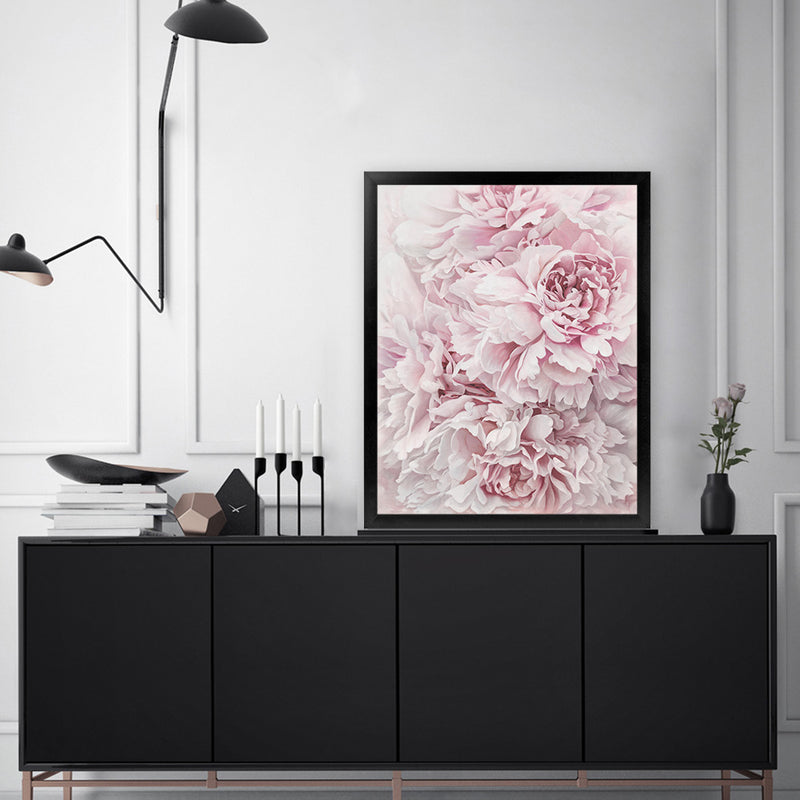Shop Pretty Peonies II Art Print-Botanicals, Florals, Pink, Portrait, Rectangle, View All-framed painted poster wall decor artwork