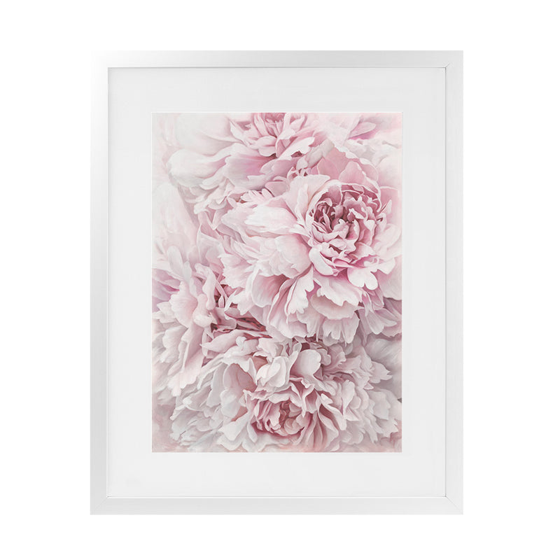 Shop Pretty Peonies II Art Print-Botanicals, Florals, Pink, Portrait, Rectangle, View All-framed painted poster wall decor artwork