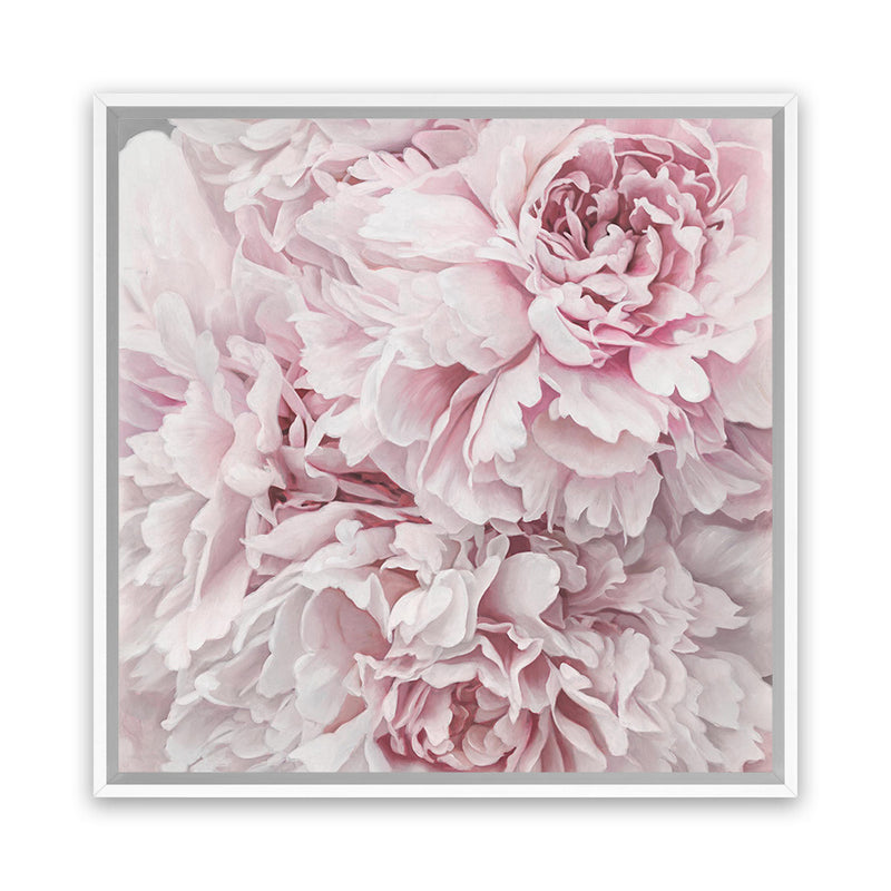 Shop Pretty Peonies II (Square) Canvas Art Print-Botanicals, Florals, Pink, Square, View All-framed wall decor artwork