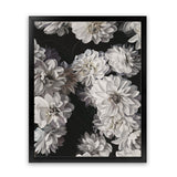 Shop Vintage Blooms II Art Print-Black, Botanicals, Florals, Portrait, Rectangle, View All-framed painted poster wall decor artwork