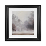 Shop Misty Morning (Square) Art Print-Grey, Scandinavian, Square, View All-framed painted poster wall decor artwork