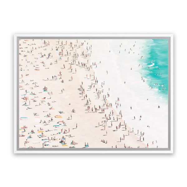 Shop Sun & Sky II Canvas Art Print-Coastal, Horizontal, Landscape, Neutrals, Rectangle, View All-framed wall decor artwork