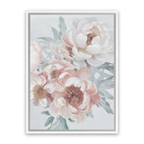 Shop Pastel Bouquet Canvas Art Print-Botanicals, Florals, Pink, Portrait, Rectangle, View All-framed wall decor artwork