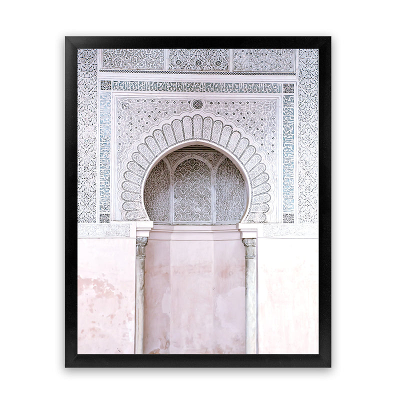 Shop Moroccan Doorway Photo Art Print-Coastal, Moroccan Days, Photography, Pink, Portrait, Rectangle, View All-framed poster wall decor artwork