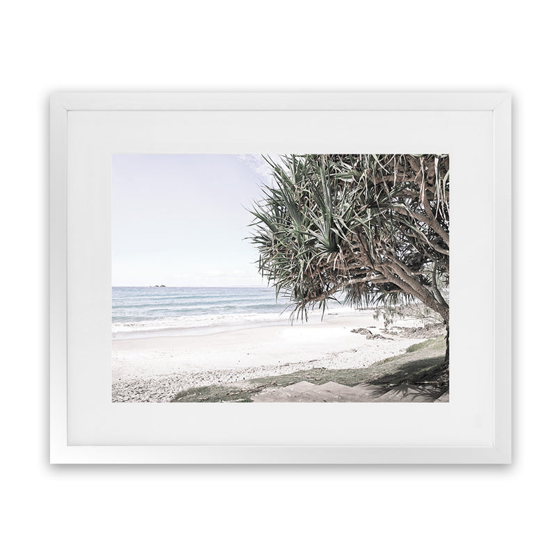 Shop Coastline Photo Art Print-Boho, Coastal, Green, Landscape, Photography, View All-framed poster wall decor artwork