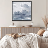 Shop Cloudscape II (Square) Canvas Art Print-Blue, Grey, Scandinavian, Square, View All-framed wall decor artwork