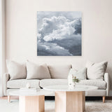Shop Cloudscape III (Square) Canvas Art Print-Blue, Grey, Scandinavian, Square, View All-framed wall decor artwork