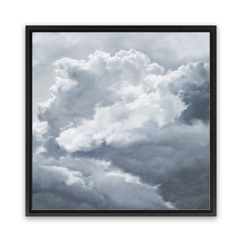 Shop Cloudscape III (Square) Canvas Art Print-Blue, Grey, Scandinavian, Square, View All-framed wall decor artwork