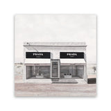 Shop Marfa (Square) Canvas Art Print-Hamptons, Neutrals, Scandinavian, Square, View All, White-framed wall decor artwork