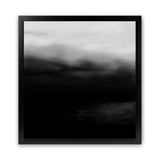 Shop Monochrome Horizon (Square) Art Print-Abstract, Black, Scandinavian, Square, View All-framed painted poster wall decor artwork