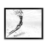 Shop Underwater Photo Art Print-Coastal, Horizontal, Landscape, People, Photography, Rectangle, View All, White-framed poster wall decor artwork