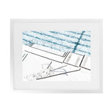 Shop Ocean Pool I Photo Art Print-Blue, Coastal, Horizontal, Landscape, Photography, Rectangle, View All, White-framed poster wall decor artwork