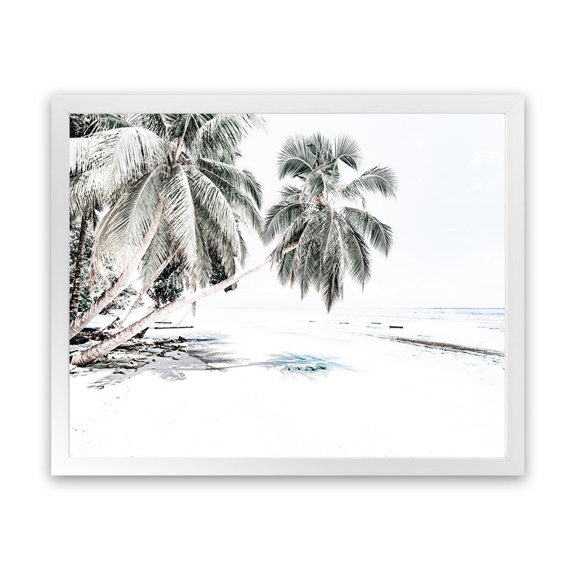 Shop Island Days Photo Art Print-Coastal, Green, Horizontal, Landscape, Photography, Rectangle, Tropical, View All, White-framed poster wall decor artwork