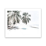 Shop Island Days Photo Art Print-Coastal, Green, Horizontal, Landscape, Photography, Rectangle, Tropical, View All, White-framed poster wall decor artwork