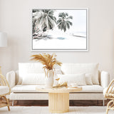 Shop Island Days Photo Canvas Art Print-Coastal, Green, Horizontal, Landscape, Photography, Photography Canvas Prints, Rectangle, Tropical, View All, White-framed wall decor artwork