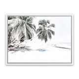 Shop Island Days Photo Canvas Art Print-Coastal, Green, Horizontal, Landscape, Photography, Photography Canvas Prints, Rectangle, Tropical, View All, White-framed wall decor artwork