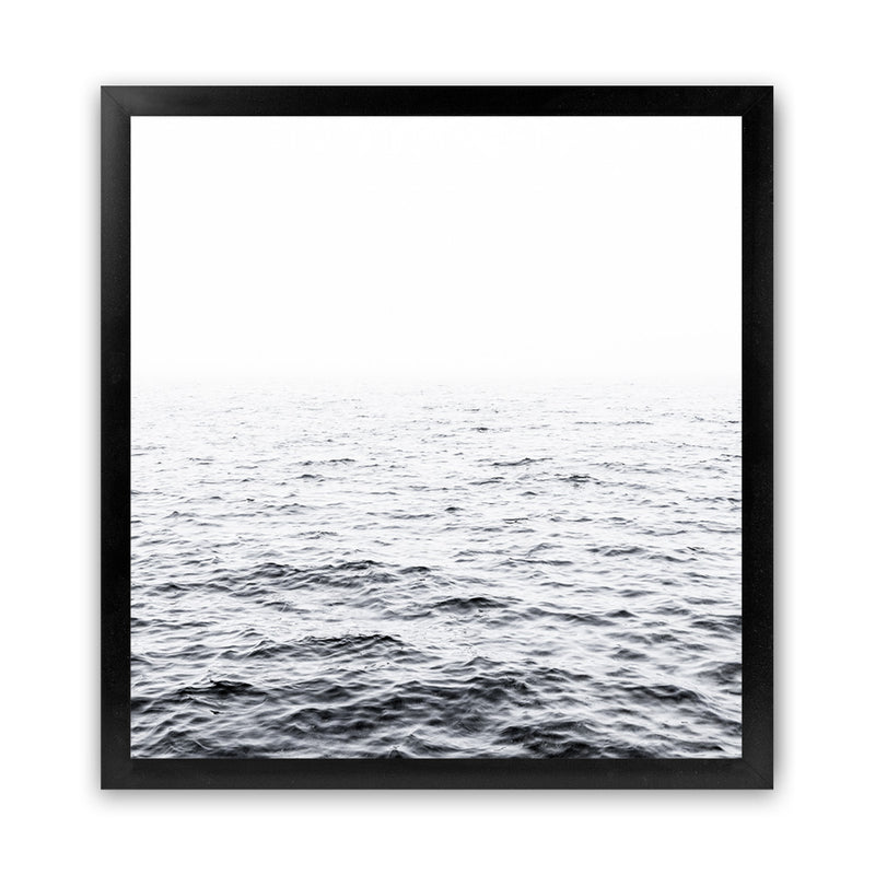 Shop Endless Ocean I (Square) Photo Art Print-Blue, Coastal, Photography, Square, View All, White-framed poster wall decor artwork