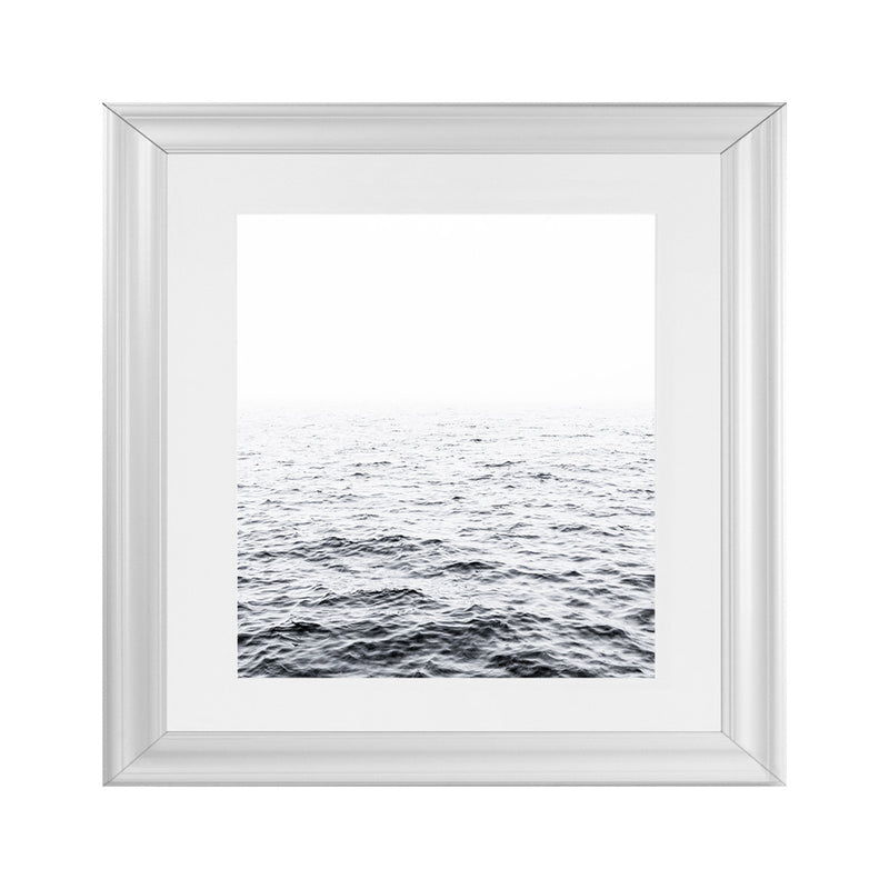 Shop Endless Ocean I (Square) Photo Art Print-Blue, Coastal, Photography, Square, View All, White-framed poster wall decor artwork