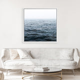 Shop Endless Ocean III (Square) Photo Canvas Art Print-Blue, Coastal, Photography, Photography Canvas Prints, Square, View All-framed wall decor artwork