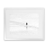 Shop Surfer Photo Art Print-Boho, Coastal, Landscape, People, Photography, View All, White-framed poster wall decor artwork