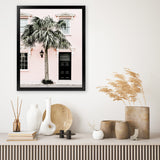 Shop Palm House I Photo Art Print-Boho, Botanicals, Green, Photography, Pink, Portrait, Tropical, View All-framed poster wall decor artwork