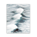 Shop Waves For Days Photo Art Print-Blue, Coastal, Photography, Portrait, View All, White-framed poster wall decor artwork