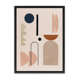 Shop Abstract II Canvas Art Print-Abstract, Neutrals, Orange, Pink, Portrait, View All-framed wall decor artwork