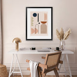 Shop Abstract II Art Print-Abstract, Neutrals, Orange, Pink, Portrait, View All-framed painted poster wall decor artwork