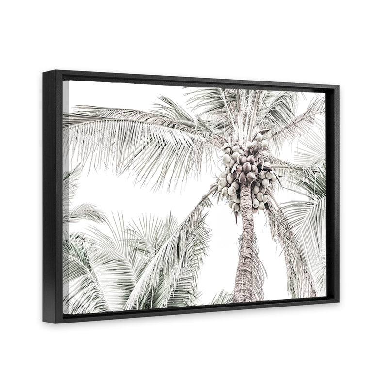 Shop Tropical Palms Photo Canvas Art Print-Green, Landscape, Photography, Photography Canvas Prints, Tropical, View All-framed wall decor artwork