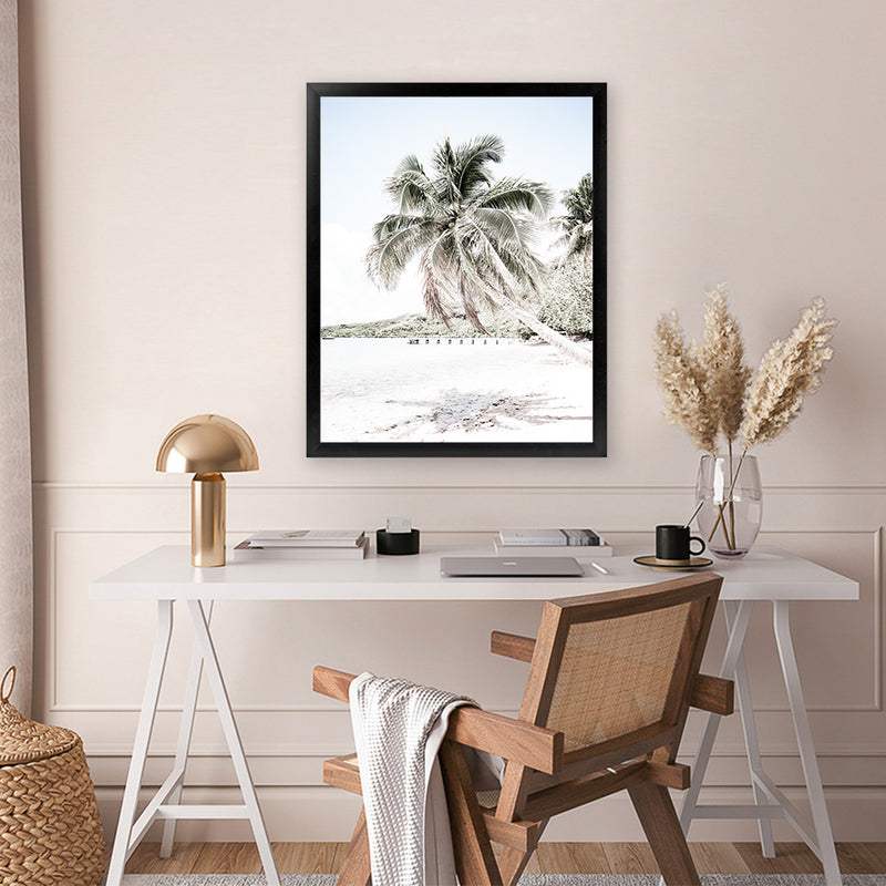 Shop Palm Shadow Photo Art Print-Boho, Coastal, Green, Hamptons, Photography, Portrait, Tropical, View All-framed poster wall decor artwork