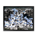 Shop La Fontelina I Photo Art Print-Blue, Coastal, Landscape, Photography, View All-framed poster wall decor artwork