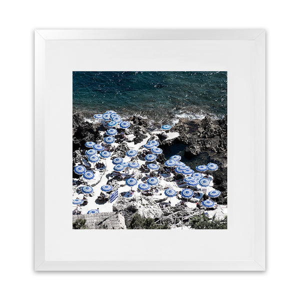 Shop La Fontelina II (Square) Photo Art Print-Blue, Coastal, Photography, Square, View All-framed poster wall decor artwork