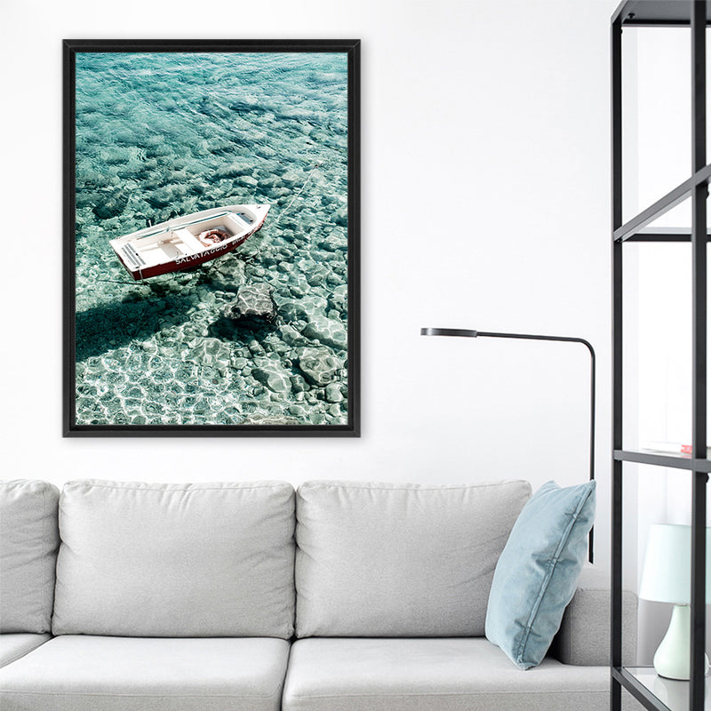 Buy Capri Boat II Photo Canvas Art Print | The Print Emporium®