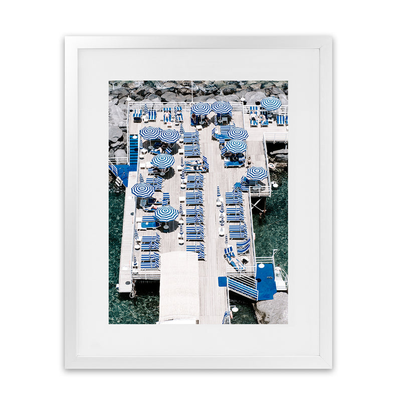 Shop Sorrento Bathers I Photo Art Print-Blue, Coastal, Photography, Portrait, View All-framed poster wall decor artwork