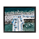 Shop Sorrento Bathers II Photo Art Print-Amalfi Coast Italy, Blue, Coastal, Landscape, Photography, View All-framed poster wall decor artwork