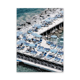 Shop Sorrento Bathers IV Photo Canvas Art Print-Amalfi Coast Italy, Blue, Coastal, Photography, Photography Canvas Prints, Portrait, View All-framed wall decor artwork