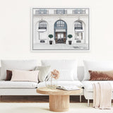 Shop 31 Rue Cambon I Canvas Art Print-Hamptons, Landscape, Neutrals, Photography, View All-framed wall decor artwork