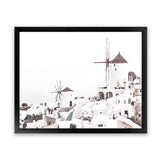 Shop Oia Photo Art Print-Greece, Landscape, Photography, View All, White-framed poster wall decor artwork