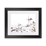 Shop Oia Photo Art Print-Greece, Landscape, Photography, View All, White-framed poster wall decor artwork