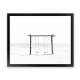 Shop Beach Swing II Photo Art Print-Boho, Coastal, Landscape, Photography, View All, White-framed poster wall decor artwork