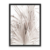Shop Dried Palm Leaves III Photo Canvas Print-Botanicals, Neutrals, Photography Canvas Prints, Pink, Portrait, Tropical, View All-framed wall decor artwork