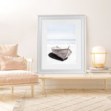 Shop Old Boat Photo Art Print-Coastal, Hamptons, Neutrals, Photography, Portrait, View All, White-framed poster wall decor artwork