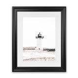 Shop Cape Cod Lighthouse I Photo Art Print-Coastal, Hamptons, Neutrals, Photography, Portrait, View All, White-framed poster wall decor artwork