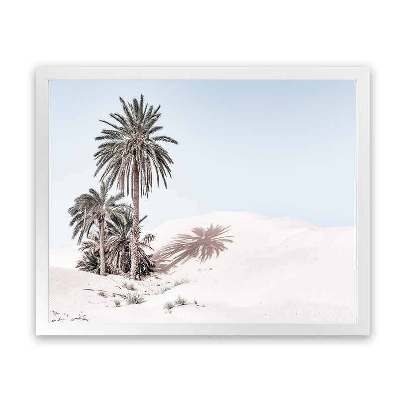 Shop Pastel Desert I Photo Art Print-Boho, Green, Landscape, Moroccan Days, Photography, Tropical, View All, White-framed poster wall decor artwork