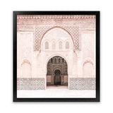 Shop Marrakesh Arch (Square) Photo Art Print-Boho, Moroccan Days, Photography, Pink, Square, View All-framed poster wall decor artwork